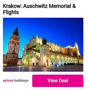 4* Krakow: Auschwitz Memorial Flights prime holidays View Deal 