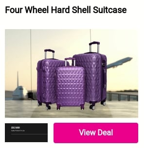 Four Wheel Hard Shell Sultcase 