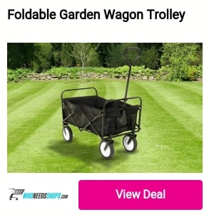 Foldable Garden Wagon Trolley s ion View Deal 