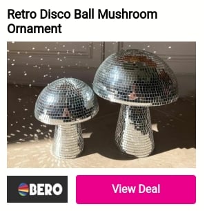 Retro Disco Ball Mushroom 