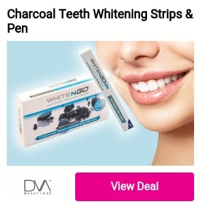 Charcoal Teeth Whitening Strips Pen Qv" DWW View Deal 