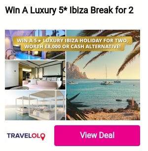 Win A Luxury 5* Ibiza Break for 2 TRAVELOLQ e 