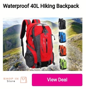 Waterproof 40L Hiking Backpack i 