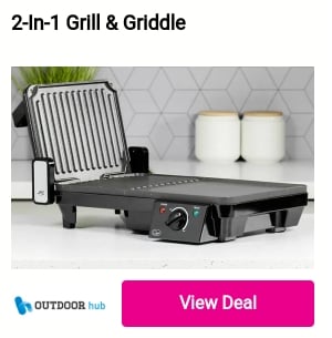 2-In-1 Grill Griddle W outooom s 