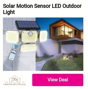 Solar Motion Sensor LED Outdoor Light 