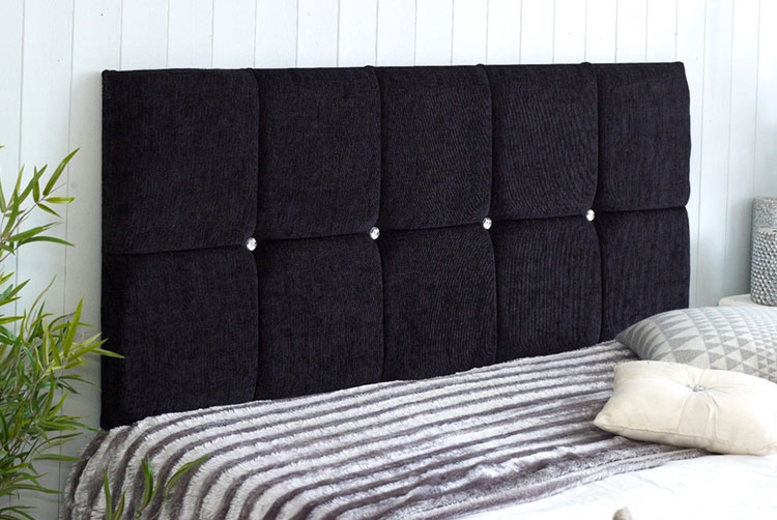 Chenille Fabric Headboard – 6 Sizes and 8 Colours!