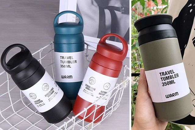Stainless Steel 350ML Travel Bottle - 5 Colours! | Shop | Wowcher