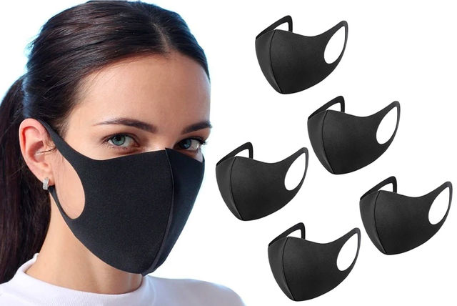 Black Reusable Face Masks | London | Wowcher