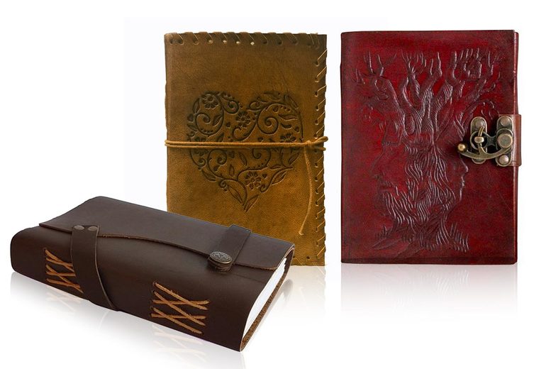 £12 instead of £20 (from Woodland Leathers) for a leather journal - choose your design and save 40%