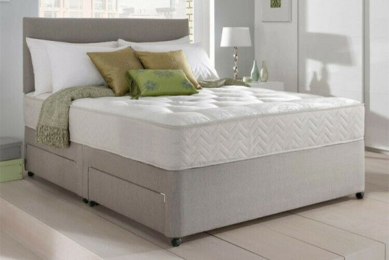 Dreyton Divan Bed Set w/ Memory Mattress & Optional Drawers