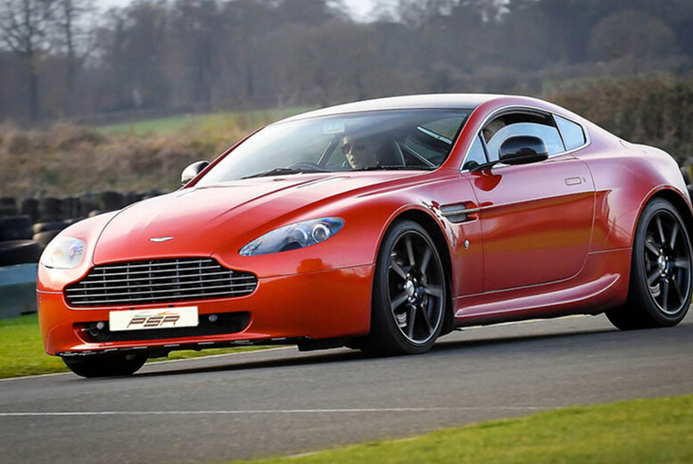Supercar Driving Experience – Aston Martin V8 Vantage – Up to 10 Laps – 18 UK Locations – Upgrades Available – PSR Experience | Wowcher