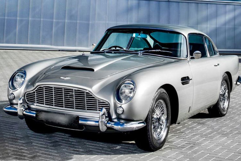 Aston Martin DB5 Driving Experience - Up to 3 Miles at 30 UK Locations with Car Chase Heroes | Wowcher