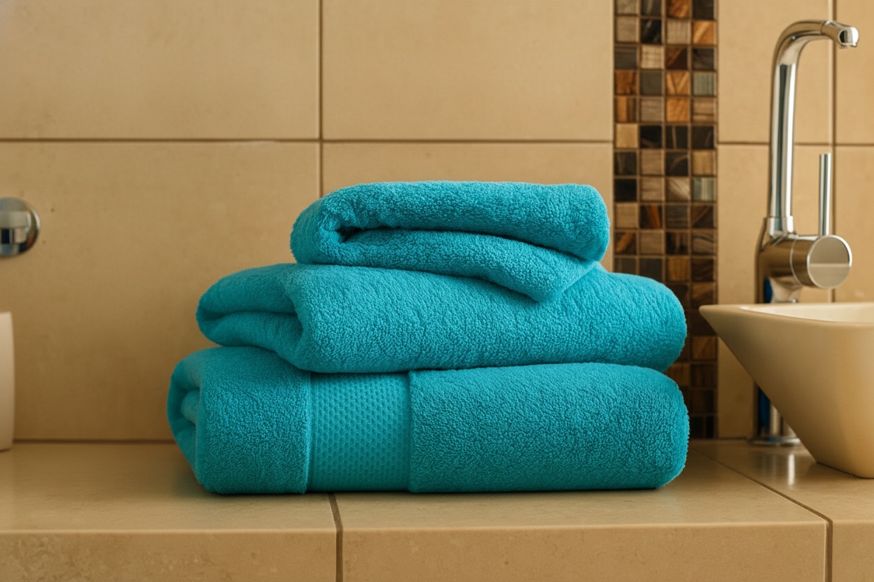 Bath Towels or Hand Towels - Egyptian Cotton - 17 Colours! | Wowcher