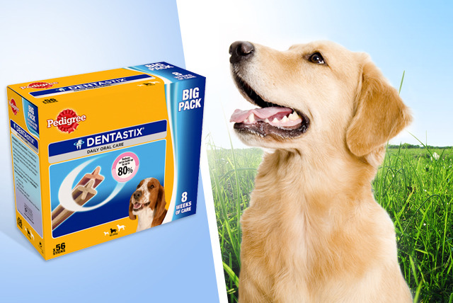 56x Pedigree Dentastix Dog Chews 