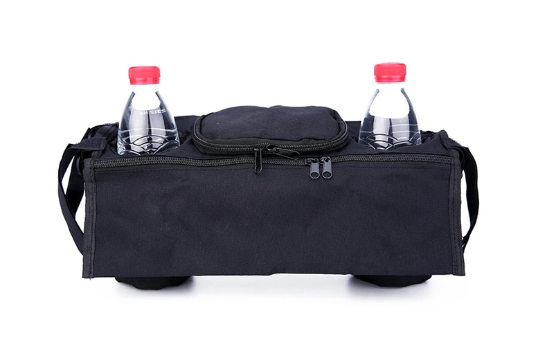 Oxford Cloth School Pram Organiser with Cup Holders – 5 Colours, Sturdy Storage for Classroom or Playground | Wowcher