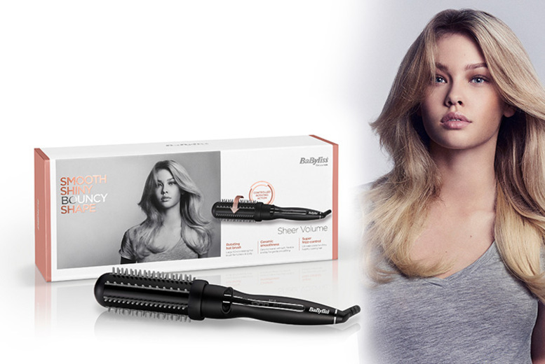 babyliss sheer volume rotating heated brush