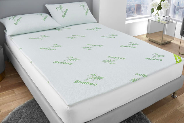 thick bamboo mattress topper