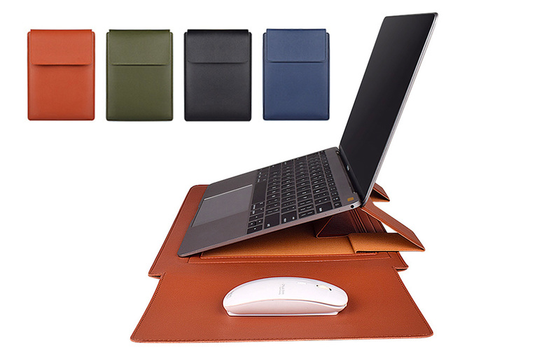 PU Leather Laptop Case with Mouse Pad – 4 Colours! Deal Price £15.99