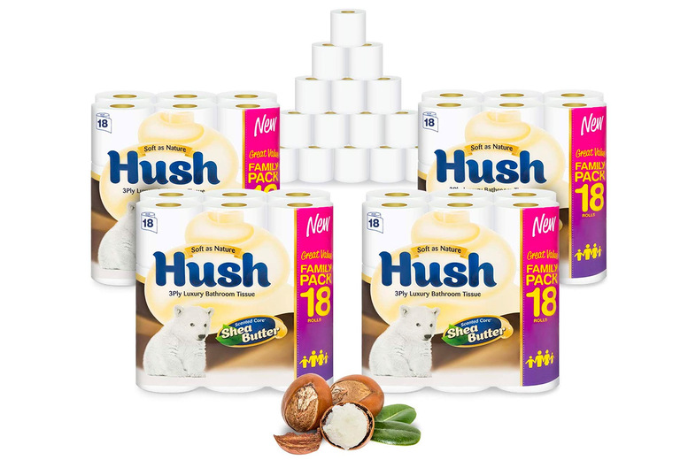 Premium Hush 3-Ply Toilet Paper Deal Price £24.99