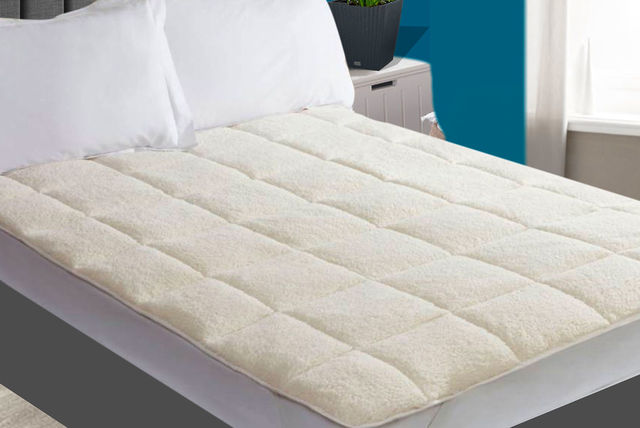 fleece mattress topper single