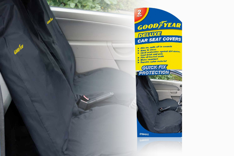 £12.99 instead of £29.99 for Goodyear waterproof car seat covers from Vivo Mounts - save 57%