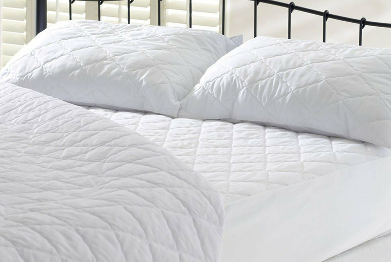 Quilted Polycotton Mattress Protector - 6 Sizes & Optional Pillow Protector