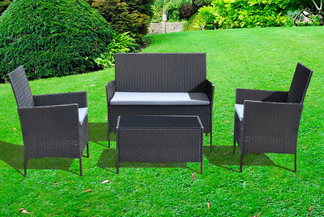 4-Piece Rattan Garden Furniture Deal | Garden Furniture deals in Shop