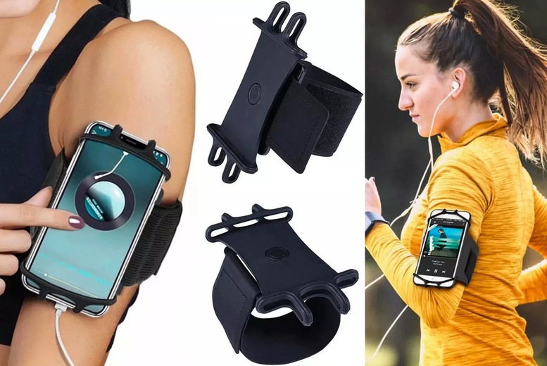 360° Rotatable & Detachable Running Armband Deal Price £5.99