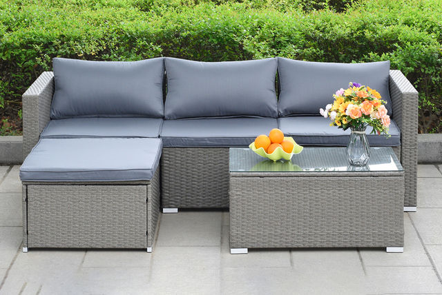 4 seater rattan garden furniture sale