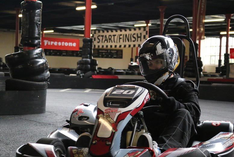 £17 instead of £27 for a 20-minute session of go-karting with unlimited laps for one, £27 for a 40-minute session with up to 100 laps at Team Karting, Rochdale - save up to 37%