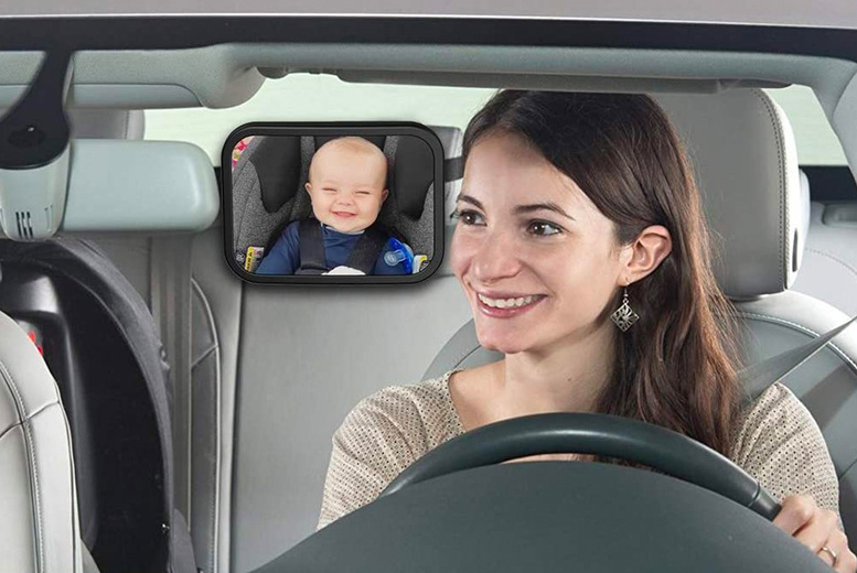 £14.99 instead of £39.99 for a 100% shatterproof baby car seat mirror from Vendin Plus – save 63%