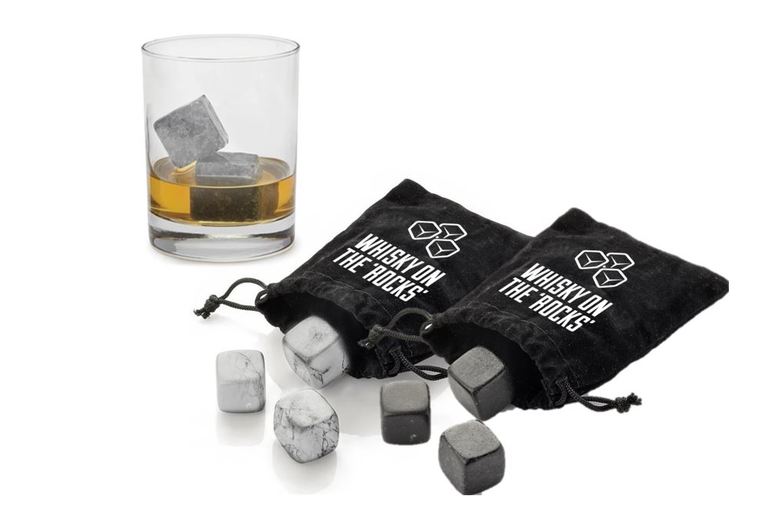 Reusable Whiskey Ice Cooler Stones – 2 Colours! Deal Price £4.99