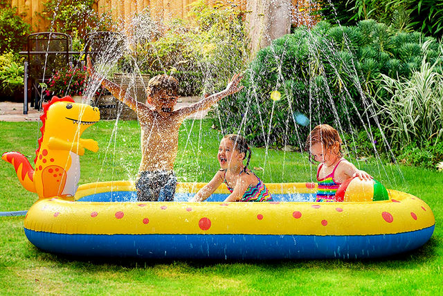 Kids’ Inflatable Sprinkler Pool Offer | Shop | Wowcher