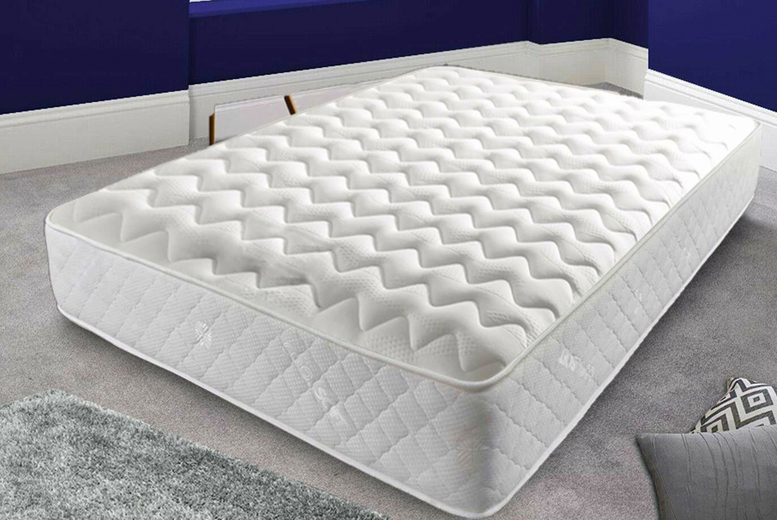 Cool Blue Memory Foam Spring Mattress - 6