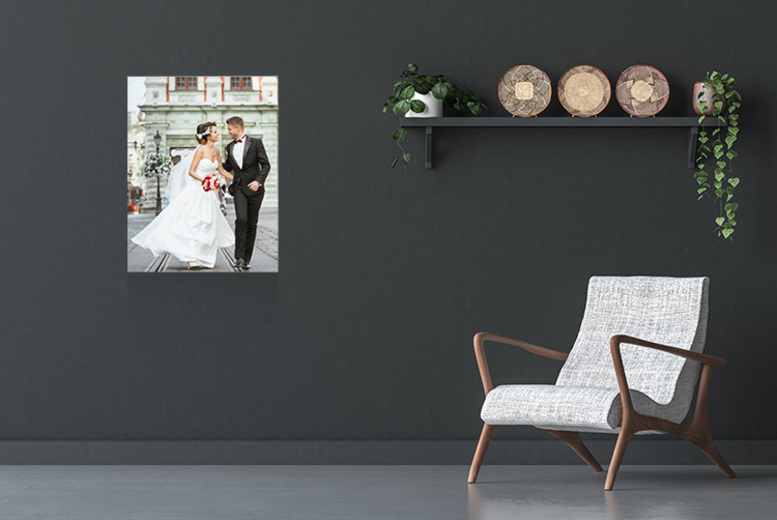 Personalised Photo Canvas Wall Art - Modern Print, Hand-Stretched Wood Frame, A3/A2 Sizes | Wowcher