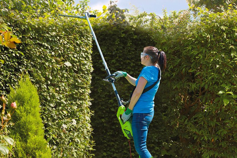 900W Extendable Hedge Trimmer Deal Price £74.99