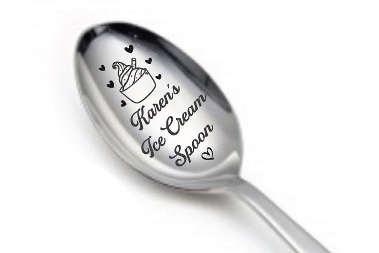 Personalised Ice Cream Teaspoon | Wowcher