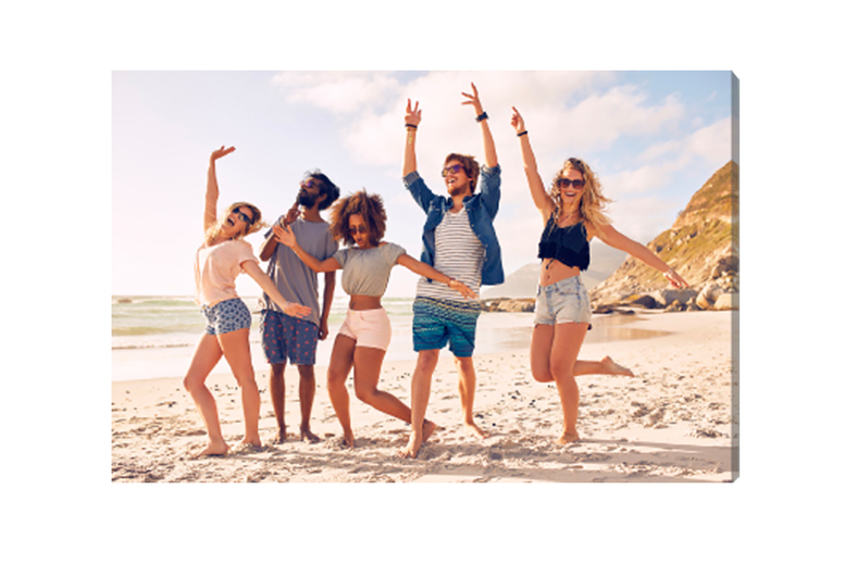 Personalised Canvas Wall Art – Hand-Stretched, 6 Sizes | Wowcher