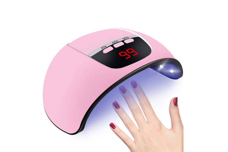 Led Nail Polish Dryer - Fast-Drying, Uv/Led Gel, Portable, Dual-Mode | Wowcher