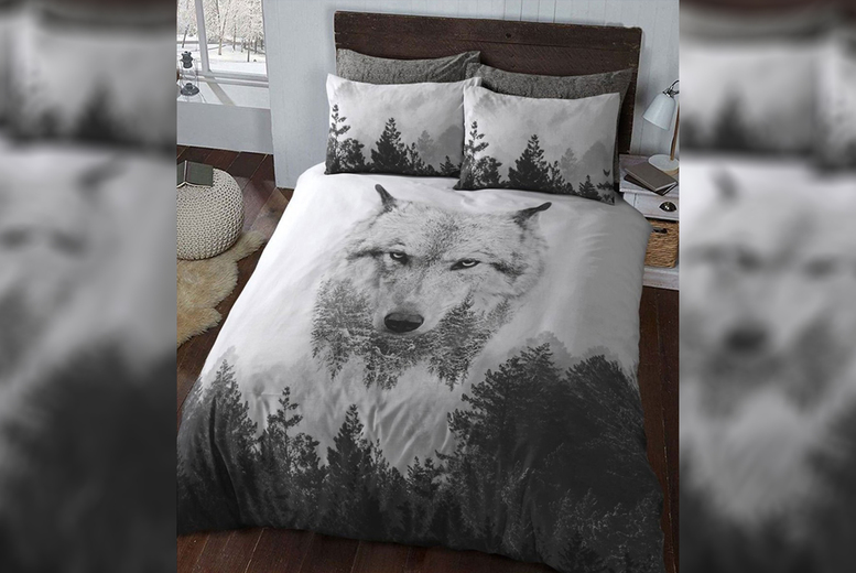 Wolf Bedding Set – 3 sizes! Deal Price £12.99