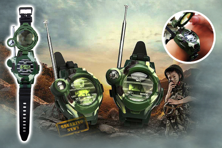 2 x 7-Function Walkie Talkie Watches at LivingSocial
