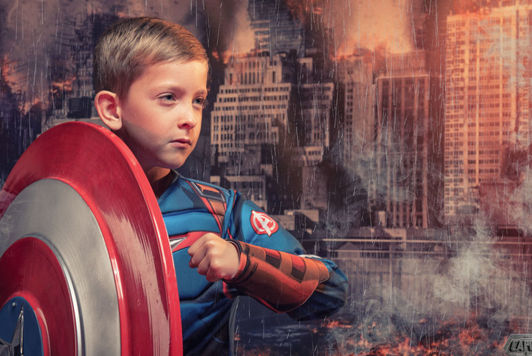 Photo Stoke Unisex Superhero Photoshoot - 3 Prints - Stoke-On-Trent | Wowcher