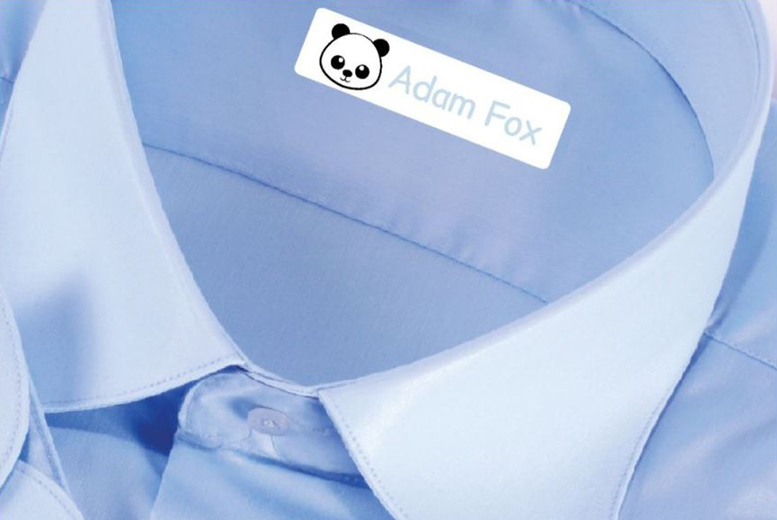 25 Personalised Iron-On Name Labels for Kids’ & Baby Clothes – Durable, Washable, Fun Designs | Wowcher