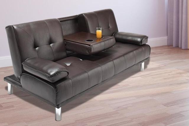 cinema style fabric sofa bed