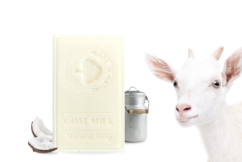 Goats Milk & Essential Oils Natural Soap – 1 or 3 Soaps Deal Price £0.00
