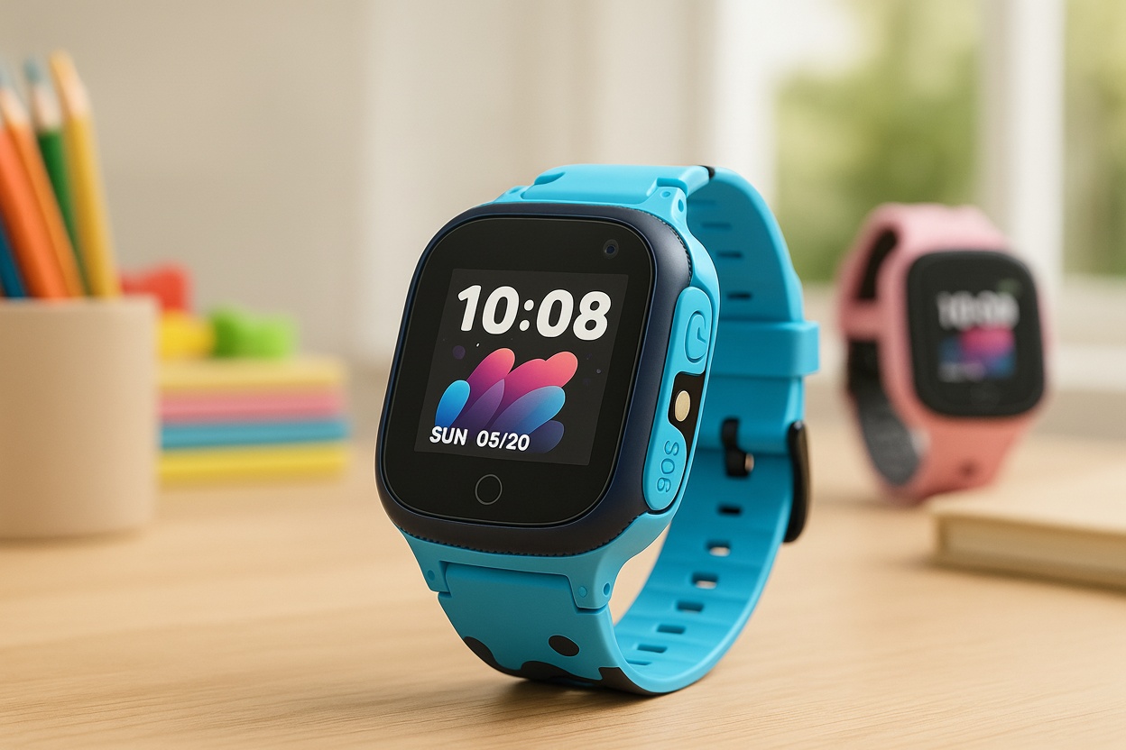 Kids' GPS Smart Watch - Touch-Screen, Fitness Tracker, SOS & Waterproof Wearable Tech | Wowcher