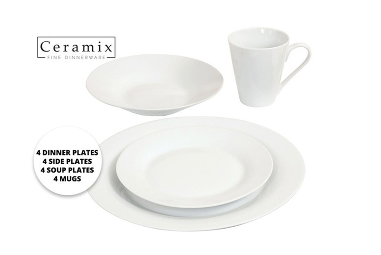 £24.99 instead of £61.50 for a 16pc Dinner Set from Direct2Public Ltd - save up to 59%
