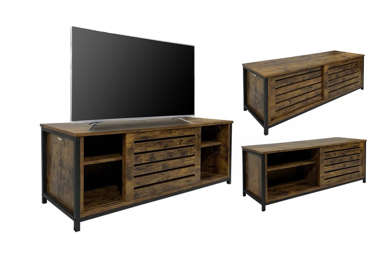 £89.99 instead of £199.99 for a Belluno industrial-style TV unit from Tudor Furniture - save 55%