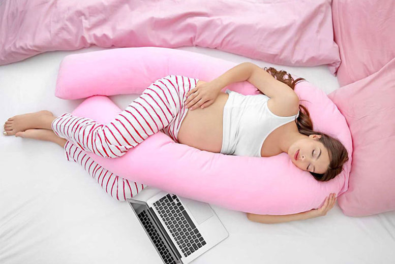 Giant U-Shaped Maternity Pillow from LivingSocial IE