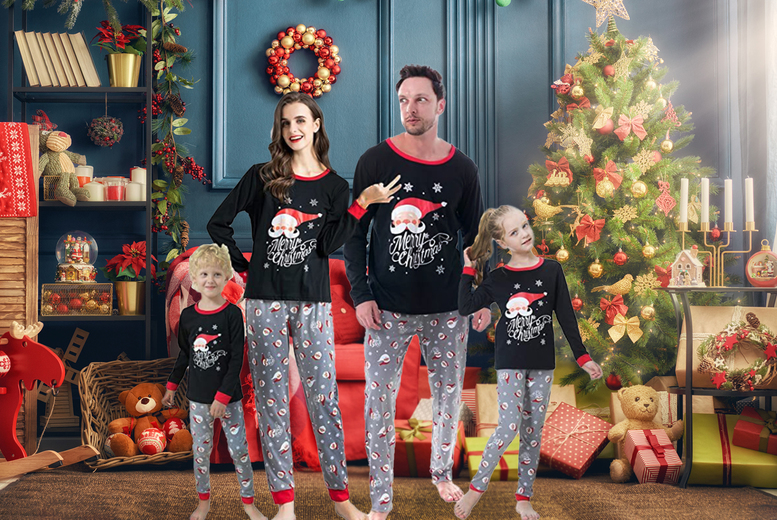 Matching Family Christmas Santa Pyjamas – Men, Women, Teen & Kids!